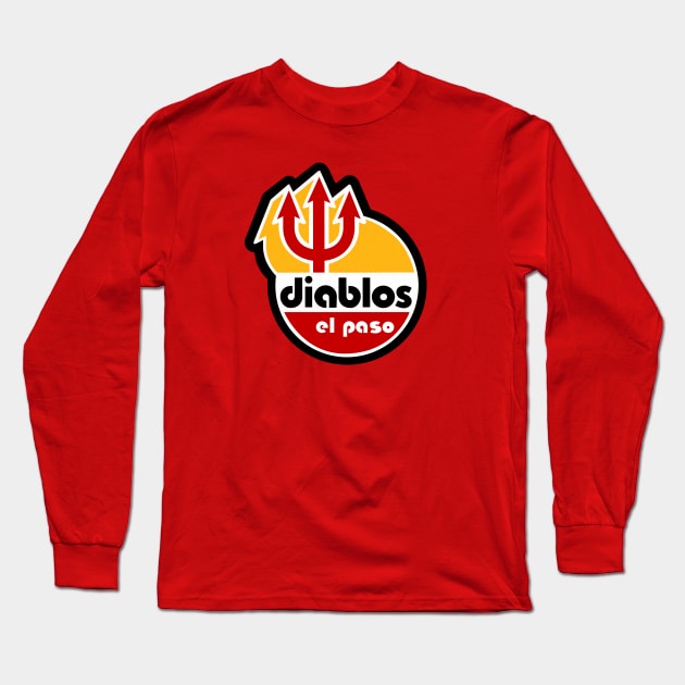 Defunct El Paso Diablos Baseball 1985 Long Sleeve T-Shirt by LocalZonly